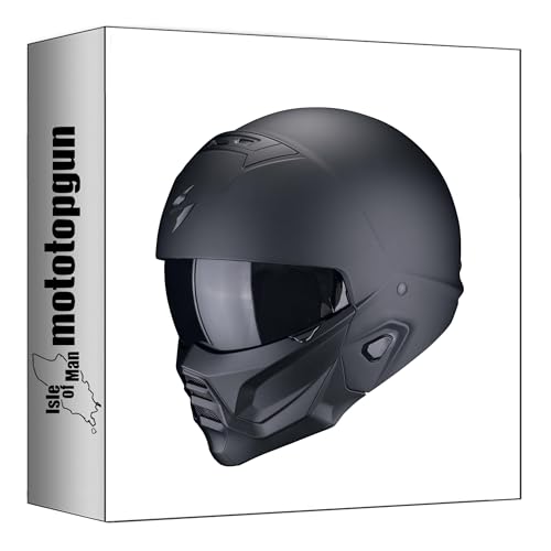 Casque Scorpion Exo-Combat II Solid Noir Mat Taille XS 182-100-10-02