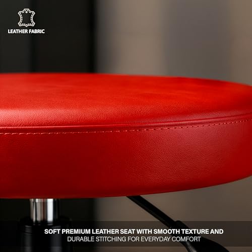 Image of DIYA Seating Nexa Round Stool (1 Year Warranty)- Red