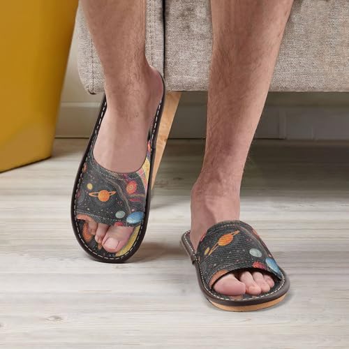 KLL Bathroom Shower Slippers Indoor Portable Cozy Dorm Home Slides for Guest, Hotel, Travel, Airplane2