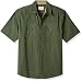 Wrangler Authentics Men's Authentics Short Sleeve Canvas Shirt, Beetle, XL