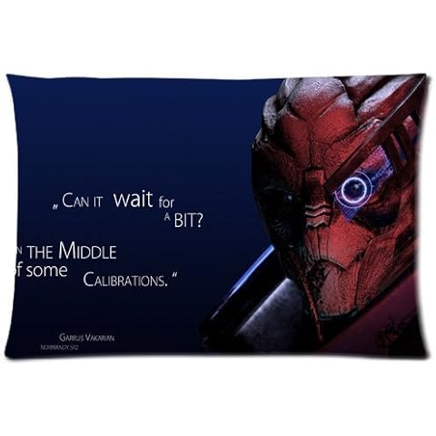 Garrus Vakarian Mass Effect Pillowcases Custom Pillow Case Cushion Cover 20 X 30 Inch Two Sides Cover