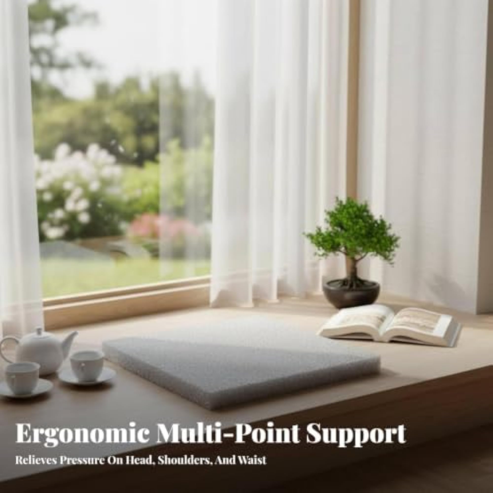 Breathable Fiber Cushion, Washable Tatami Mat