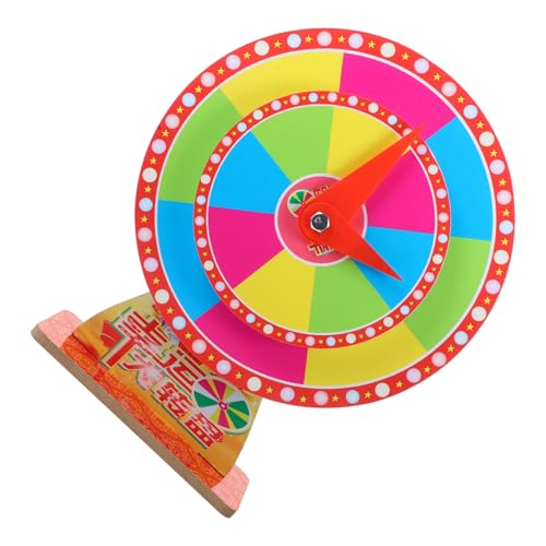 Cabilock Diy Fortune Rotating Prize Wheel Tabletop Game Party Game Props Plastic Prize Wheel