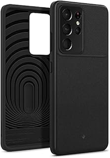 Caseology Vault Case Compatible with Samsung Galaxy S21 Ultra - Matte Black