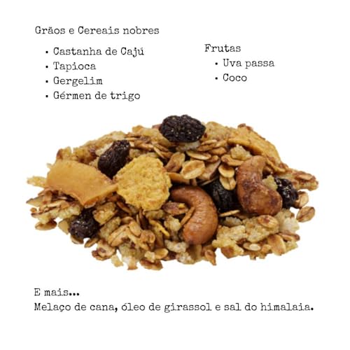 Tia Sônia, Kit 3 Granola Orgânica Pura Sem Conserva 200g cada Tia Sônia