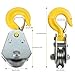 SHINICO 2Ton Pulley Hook Heavy Duty Pulley Lifting Block Hoist with Hook for 5/8