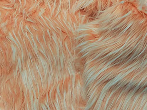 Tissu en fausse fourrure haut de gamme bicolore pour décoration chic