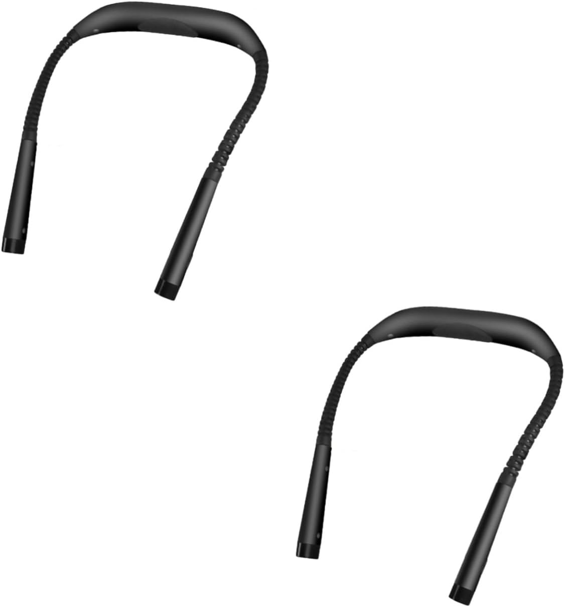 jojofuny 2pcs Rechargeable Book Light Clip Neck Lamp for Reading Bedside Lamps Flexible Arm for Hands Reading