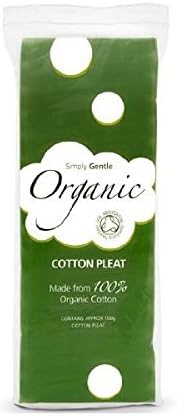 SIMPLY GENTLE ORGANICCotton Wool Pleats - Perfect for Sensitive Skin - Pure Cotton Pleat with No Paraben or Alcohol - Free from Odours or Irritants - Hypoallergenic Soft Wool Pleat - (100g Pack of 2)