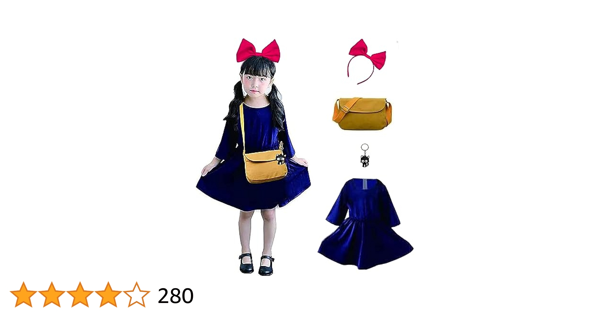 Amazon.co.jp: [Toyhigend] 魔女っ子ワンピ キキ 風 コスプレ