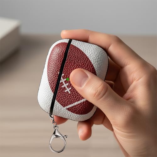 Image of for AirPods Pro 2 Case Leather, Crazy Horse Airpods Pro Soft PU Leather Case Cover with Keychain,for Apple Airpod Pros 2nd Generation 2023 2022 /AirPods Pro 2 /1 Gen for Man Women(Russian-03)