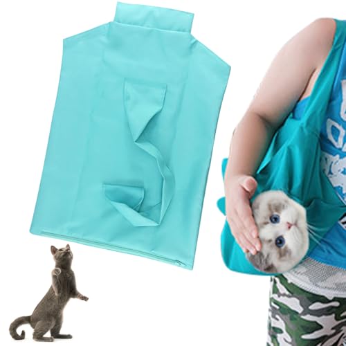 Aberfields Cat Carrier Pouch,Cat Pouch Cozy Comfort Carrier,Anti-Scratching CatCarrierPouch Bag Nail Trimming,Large CatCarrier Restraint Bag Medication,Administration,Grooming, 1PC