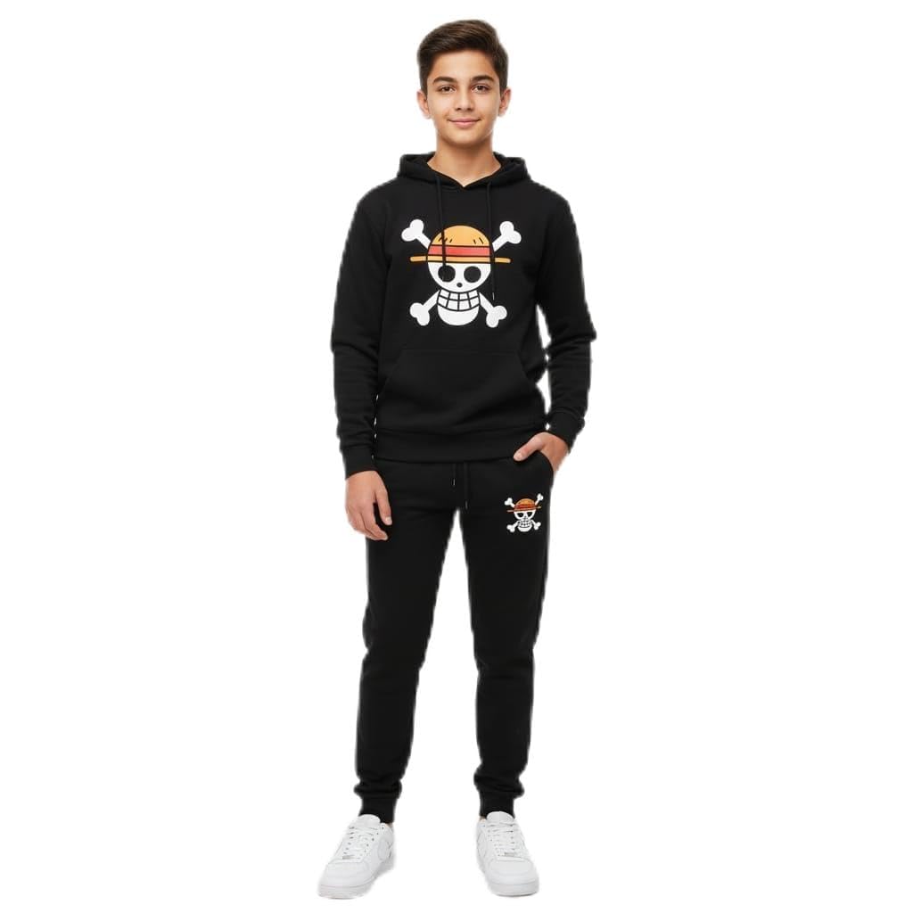 moonshine Anime hoodies and jogger Co-Ord Sets In Black Originals I Anime printed combo set foe Men and Women (IN, Alpha, XS, Regular, ANIME6)-picture-44
