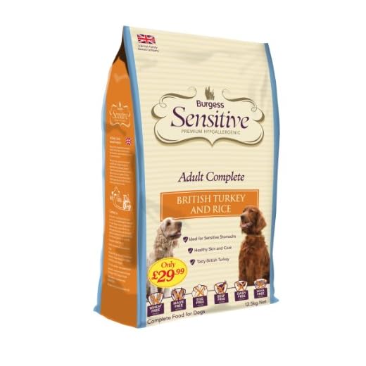 Burgess Sensitive Turkey & Rice 12.5Kg