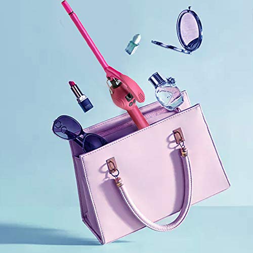 Miniatura 6 de Rizador de cabello unisex de 38 pulgadas de 0.354in, rizador delgado de barril pequeño, pinzas profesionales supercerámicas delgadas para cabello