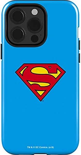 Skinit Impact Phone Case Compatible with iPhone 13 Pro - Officially Licensed DC Comics Superman Official Logo Design
