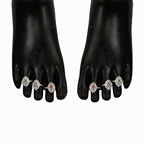 Set of 3 Pairs Toe Rings