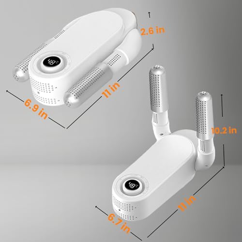 Shoe Dryer Glove Dryer, Dry Wet Shoes with 360°Heat Blower, Intelligent Shoes Dryer with Four Timer, Suitable for Sneaker, Glove, Boots, Ski Boot, Helmet, Folding and hanging Design by Break The Waves - Image 5