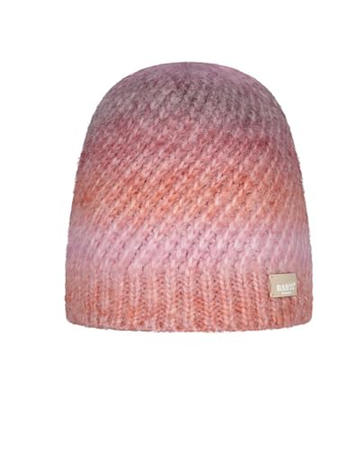 Barts Damen Beanie Strickmütze Fanatail fleecegefütterte Wintermütze mit Farbverlauf 3350 Berry 26