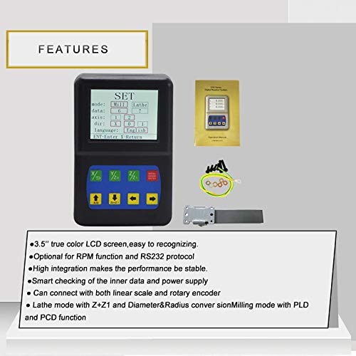 2 Axis Mini LCD DRO Digital Readout Display miniatura 3