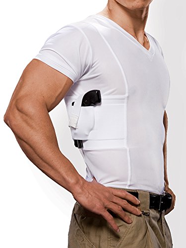 UnderTech Undercover Mens Concealment V-Neck Shirt -...