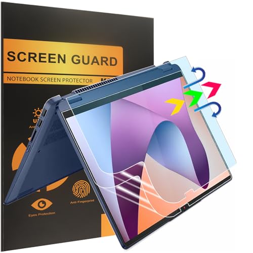 2 Pack Blocking Blue Light Screen Protector for Lenovo Ideapad Flex 5 / 5i 14 2-in-1 & IdeaPad 5 / 5i / 5x 14 2-in-1 & Flex 5i Chromebook Plus Touchscreen Laptop, (14 inch ), Anti Blue Light Glare Shield -  KEANBOLL, 82R7