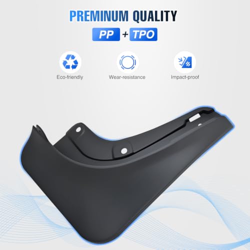 Image of Nilight Mud Flaps Splash Guards for Model Y Juniper 2025 2026 | No Drilling Precision Fit, Heavy Duty All Weather Protection, Front & Rear Set