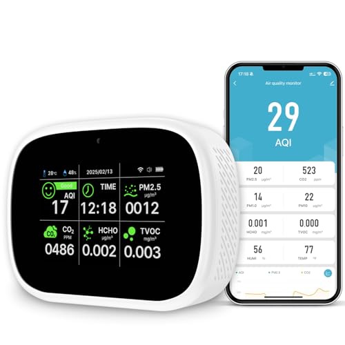 Bcetasy 18-in-1 Smart Air Quality Monitor