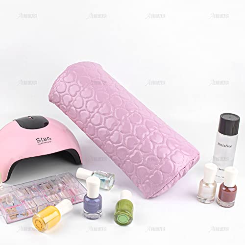 Auear, 1 Pack Pu Leather Salon Nails Hand Rest Cushion Hand Holder Wrist Arm Rest Nail Pillows Manicure Tool #TOP5