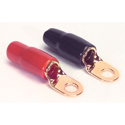 Gold Ring Crimp Terminal 2 AWG 5/16