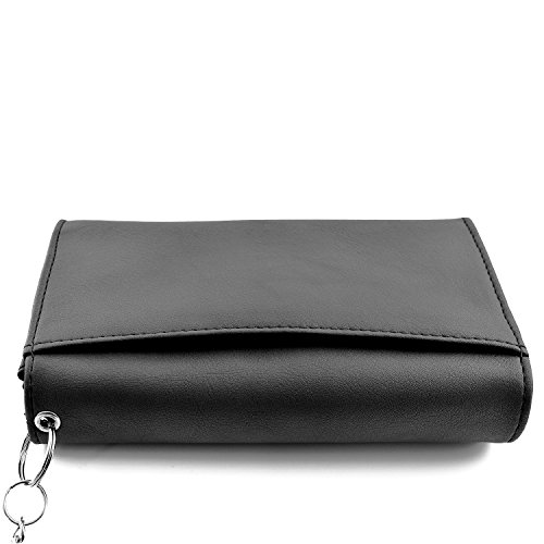 nean Kelner-taxi-geldbeurs met holstersteekzakje en ketting, zwart, Uniseks, Klassiek - Image 6