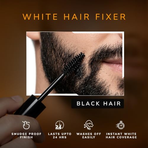 Image of Instant White Hair Fixer for Men with Amla | Beard & Hair Touch-Up Wax