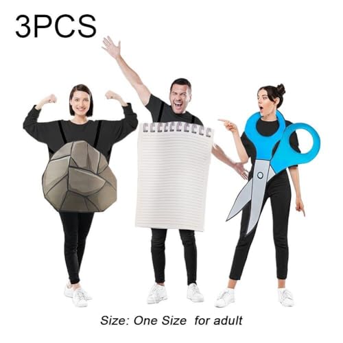 Costumes de ciseaux en papier tenue halloween et accessoires - 7