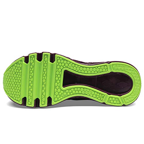 JointlyCreating Tênis de corrida feminino antiderrapante tênis esportivo para caminhada, Vermelho 8