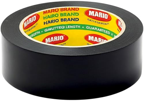 Image of Mario PVC Self-Adhesive Black Monsoon Tape - 24mm x 15M | Protection Against Water Damage & Electric Panel Insulation | Pack of 1