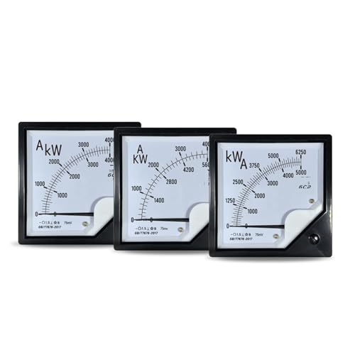 Ampèremètre de tableau 6C2 wattmètre de puissance 4000A pour usines