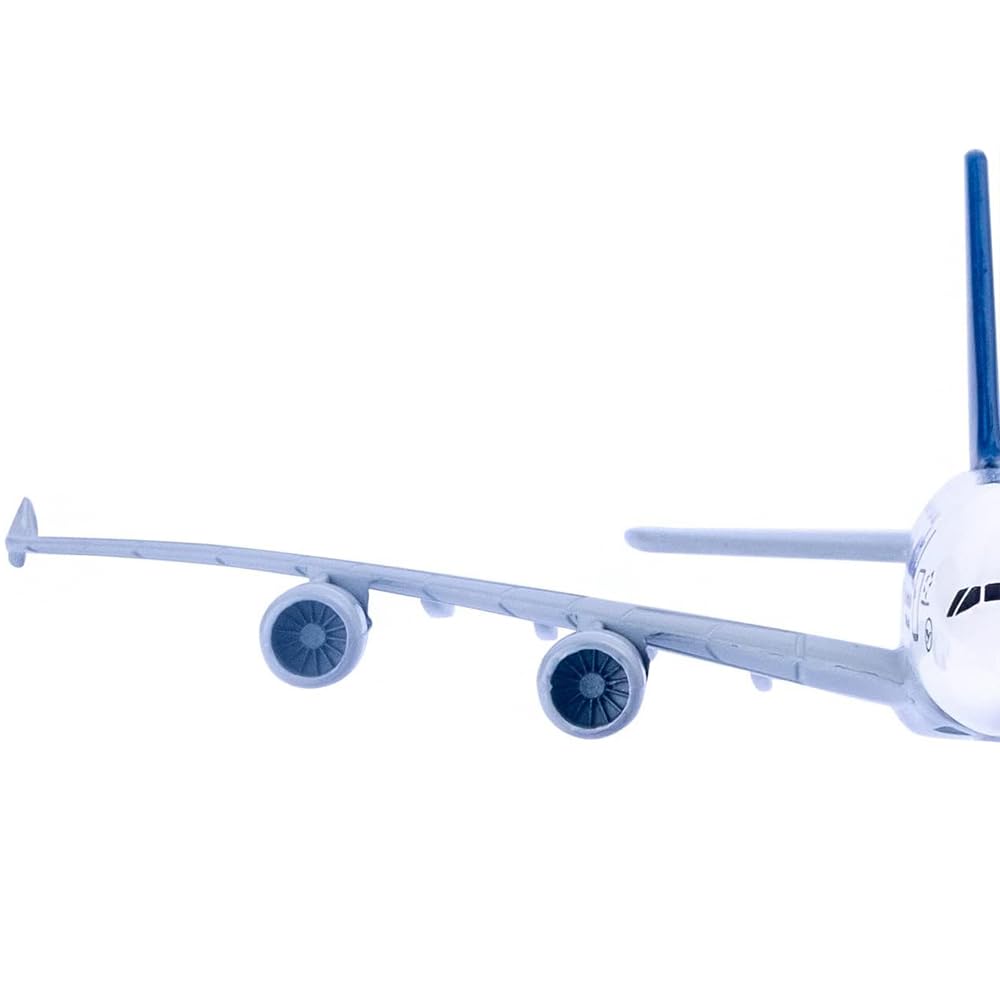 YGCHEN Avion A380 Lufthansa en Alliage - Modèle d'Avion en Métal Échelle 1/400 Diecast Avec Support - Miniature Collection Jouet Modélisme