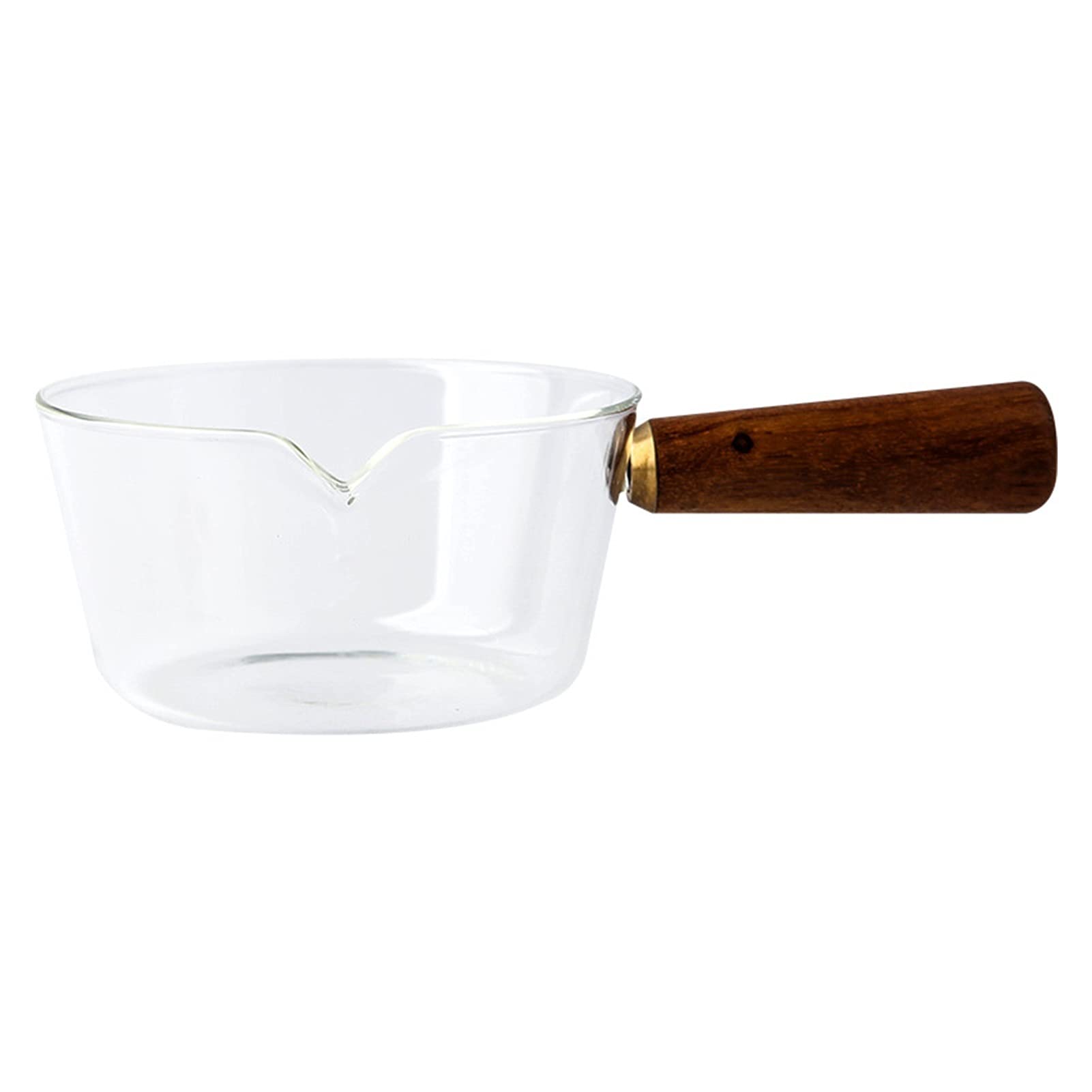 Ensaladeras Leche de vidrio Pote de fideos Sopa de fideos Foto de Stock Pote de avena Pan de cocción Hervido Calefacción Pote más cálido con mango de madera Ensalada Cocinar utensilios 600ml Tazones d