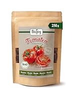 ➤ TOMATES SECHEES à la qualité | des tomates mûries au soleil, merveilleuses et arômatiques, coupées en deux, séchées de façon respectueuse et sans sucre ajouté. Elles sont additionnées uniquement à la pierre de sel et laissées en état complétement n...