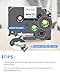 UniPlus Compatible with Brother TZe-231 TZ 231 Tze231 P Touch Label Tape 12mm 0.47