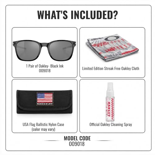 Image of Oakley OJECTOR OO9018 Rectangle Shape Sunglasses With Official Eyewear Kit
