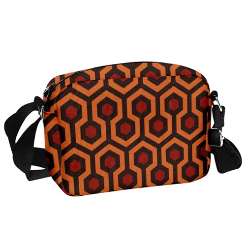 MAOFAED Horror Movie Inspired Gift, Overlook Hotel Shining Crossbody Bag, Halloween Party Favor
