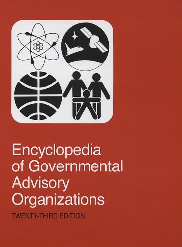 Encyclopedia of Governmental Advisory Organizations      Hardcover – May 1, 2008