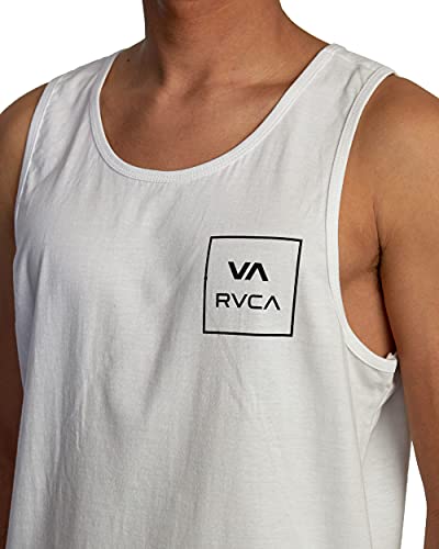 RVCA Men's Graphic Sleeveless Tank Top, 100% Cotton Shirt for a Comfortable Fit, Features Tagless Back Label2