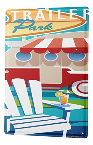 Leotie Since 2004 Tin Sign Metal Plate Decorative Sign Home Decor Plaques Bar Party Wall Decoration Trailer Park Music Label Rv Sun Roof Drink Metal Plate 8X12 #TOP23
