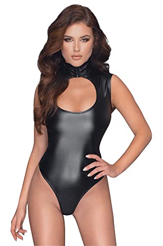 Body Noir S - Body-26427431021 Classique Ajusté pour Femme
