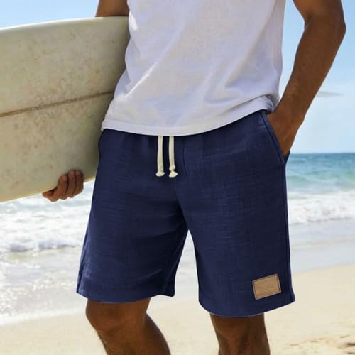 Shorts casuales hombre talla X-Large azul oscuro miniatura 7