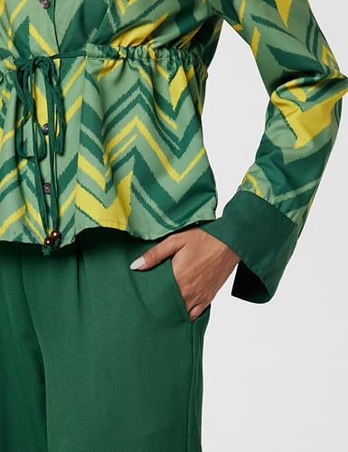 Image of RIVER by Narendra Kumar Premium Designer Women's Solid Casual Pants