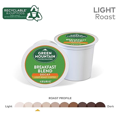 Green Mountain Coffee Roasters Decaf Breakfast Blend K-Cup Pods