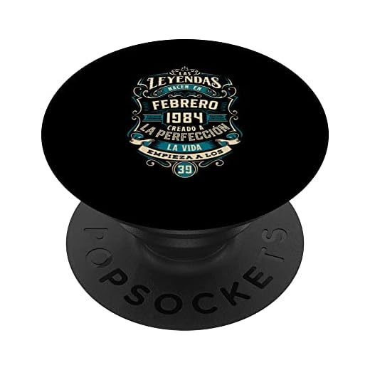 Leyendas 39 Cumpleaños 2023 Nacidos En Febrero De 1984 PopSockets PopGrip Intercambiable